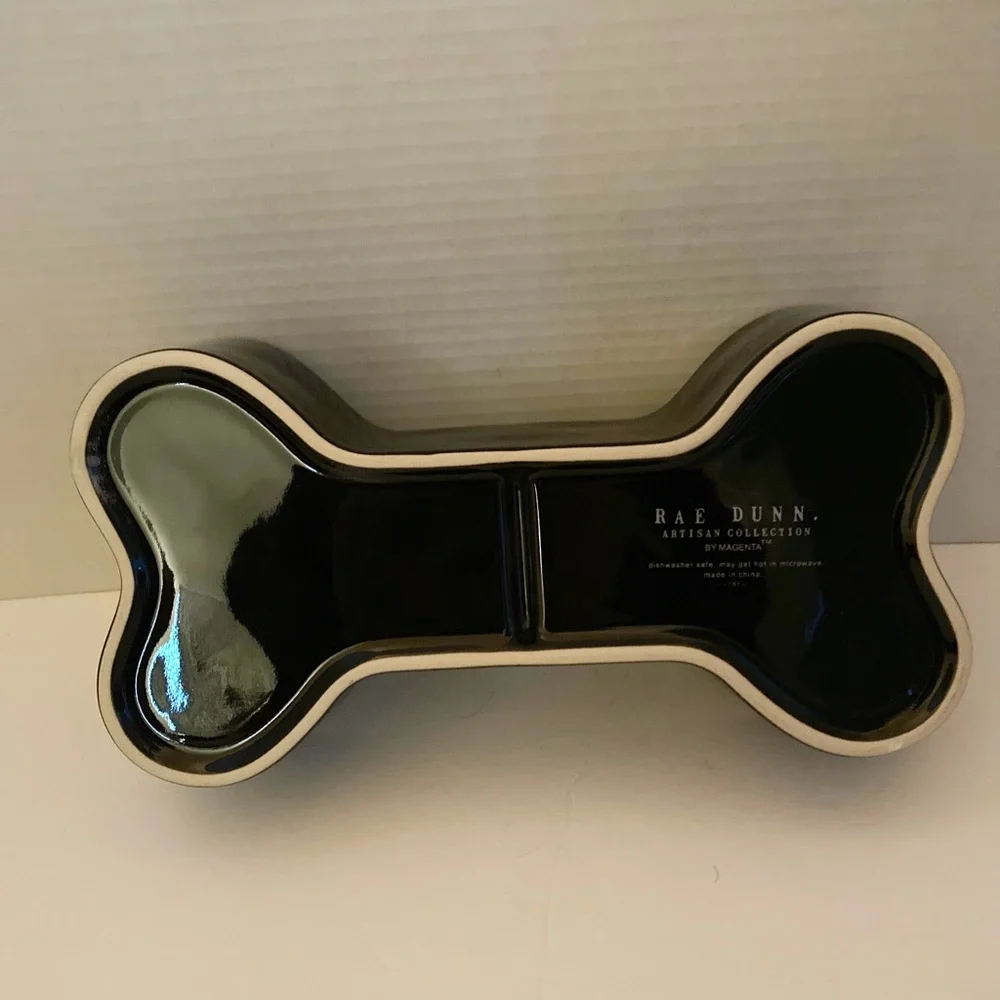 Rae Dunn | Pet Food & Water Bowl Combo